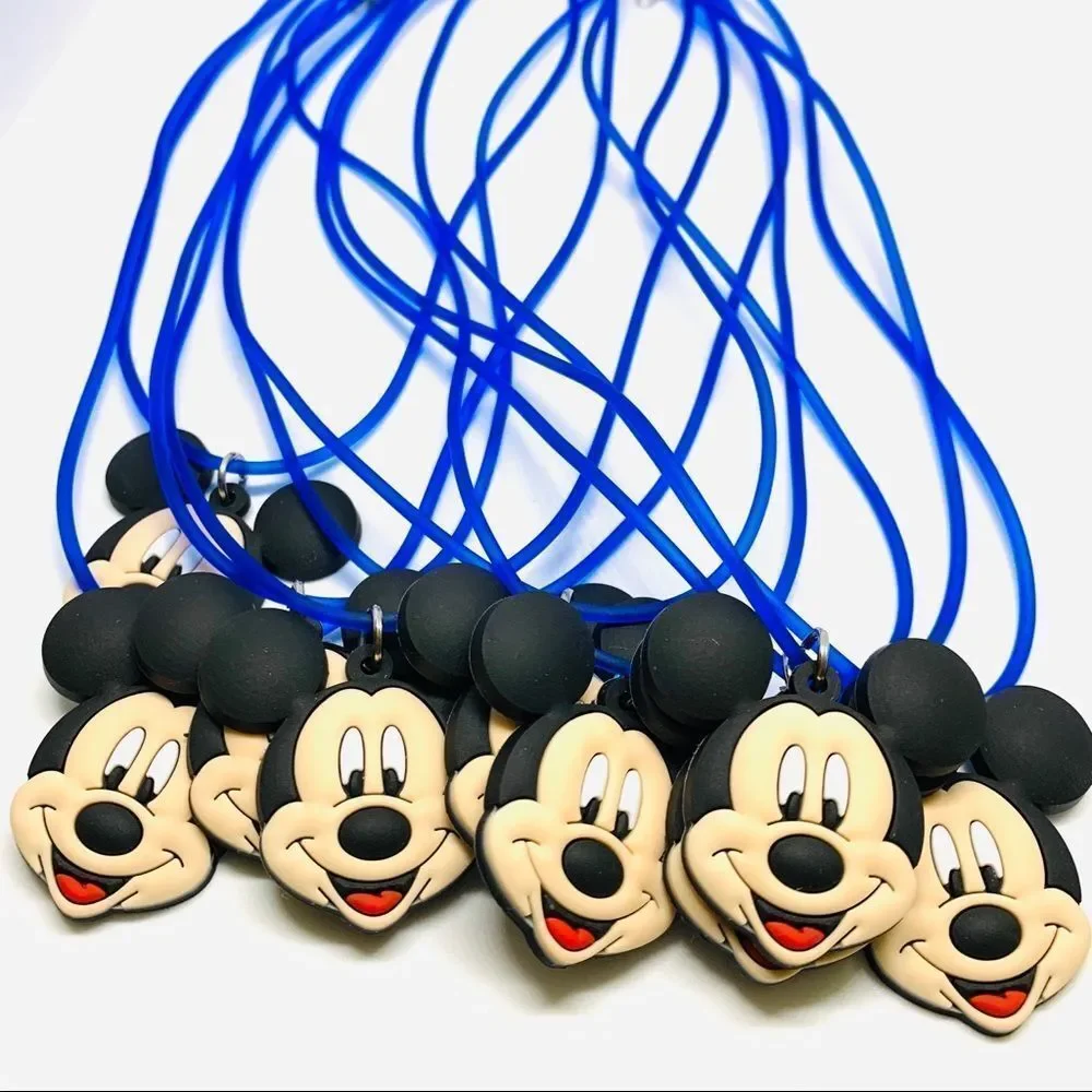 Mickey Mouse Soft PVC Silicone Kid’s Necklace (W1)